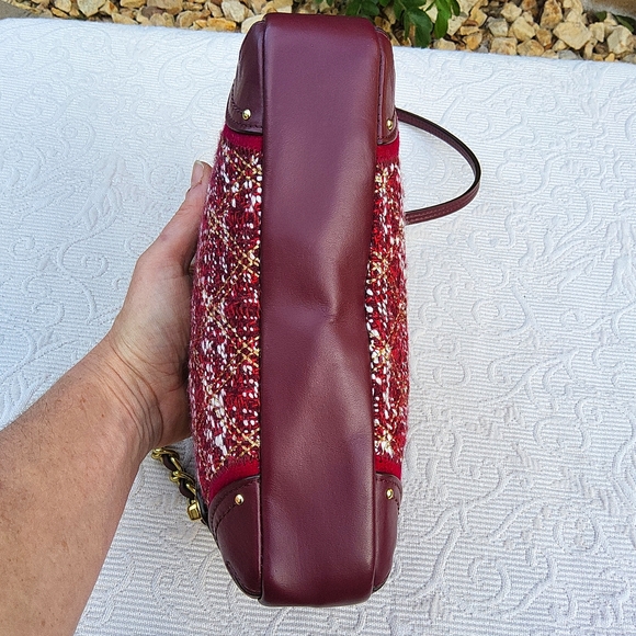 Coach Poppy Quilted Boucle Flight Bag - Perfect Condition - Picture 7 of 14